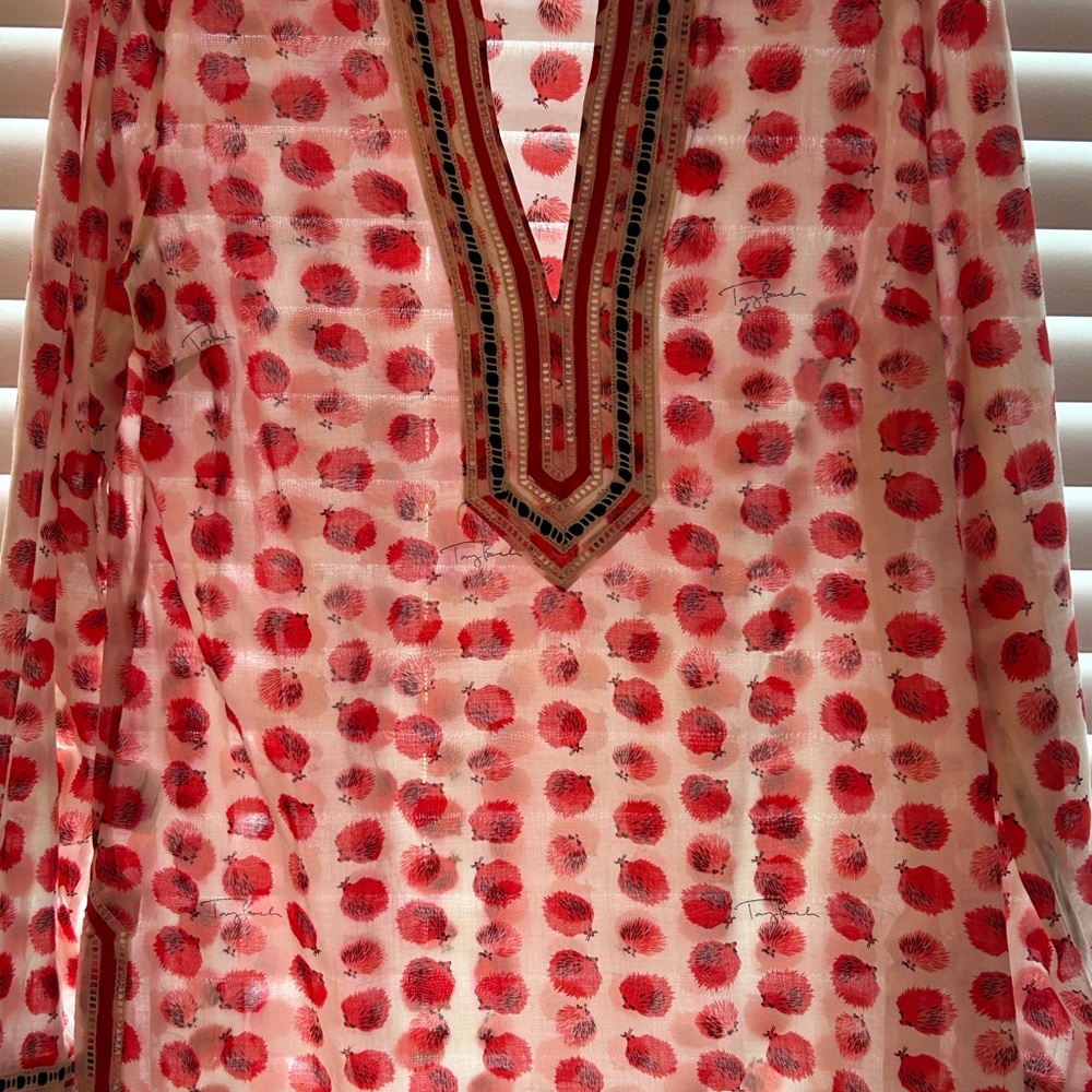 Tory Burch Hedgehog Tunic size 12 - Picture 5 of 7